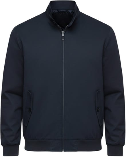 OMBRE Jas - Katoen - Lange Mouw - Rits Marine M