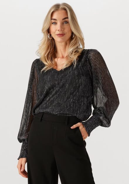 Minus Mavena Blouse Dames - Jurken - Zwart - Maat 38