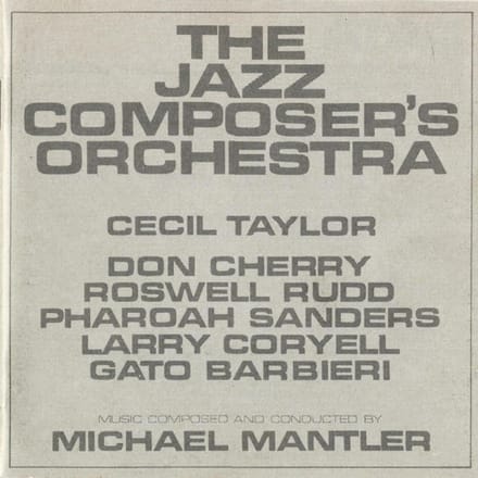 The Jazz Composer's Orchestra - The Jazz Composer's Orchestra (CD)