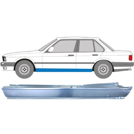 Volledige dorpel voor BMW 3 E30 1982-1994 / Links