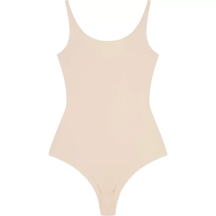 Henderson Byte - Dames Body - Gladde Bralette Body - Verstelbare Bandjes - Maat S - Beige