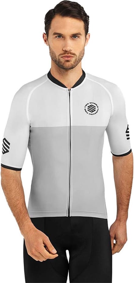 Siroko M2 Granfondo Korte Mouw Wielertrui Wit L Man