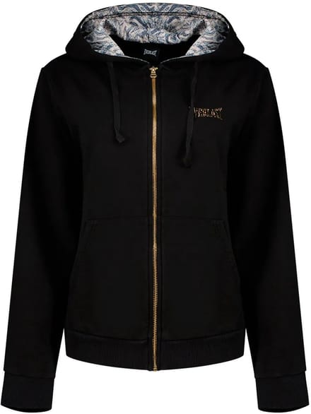 Everlast Sweatshirt Met Rits Zwart M Vrouw