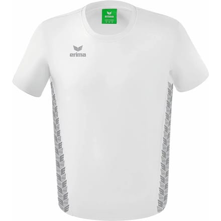 Erima Essential Team T-Shirt Kinderen - Monument Grey / Wit | Maat: 152