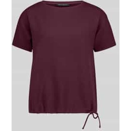 Regular fit t-shirt met viscose model 'NOS JULI'