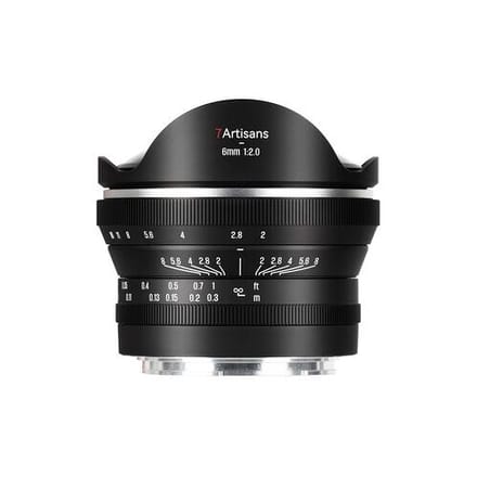 7Artisans 6mm f/2 fisheye  Nikon Z (APS-C)