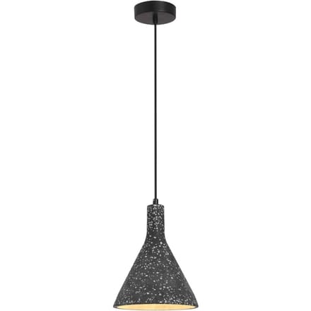 Viokef Dot hanglamp, beton, zwart