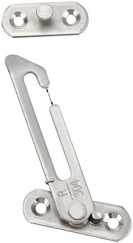 Raamhaak Sluitingen - Begrenzer Klinkbeugel - Veiligheid Ramen - Verstelbare Lengte - 360mm Lengte - Zilver
