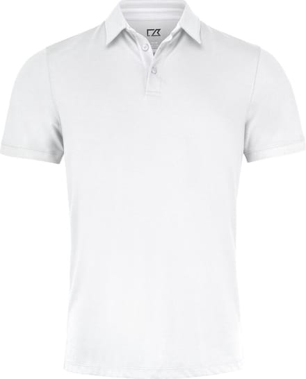 Cutter & Buck Oceanside Stretch Polo Heren 354430 - Wit - M