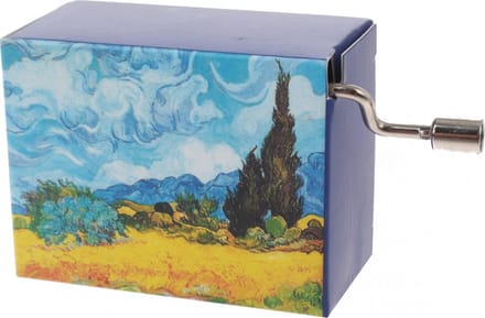 Fridolin Muziekdoos Van Gogh Korenveld 4,5 X 6 X 3 Cm