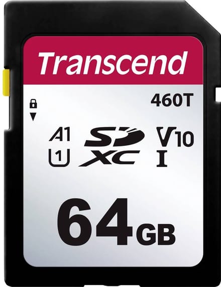 Transcend TS64GSDC460T-VS1 SD-kaart Retail 64 GB