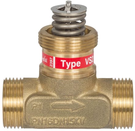 Danfoss Doorlaatventiel VS2 DN20 Kvs 2,5, PN16, ontzinkingsvrij messing, 065F2120