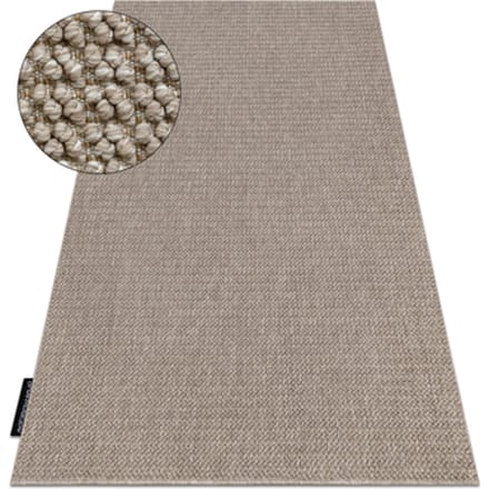 Kleden Rugsx Tapijt CASABLANCA LOOP bruin, lus, zacht 80x150 cm
