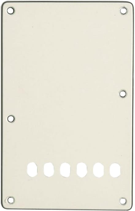 Göldo Tremolo Backplate 3-ply AW Aged wit - Gitaaronderdeel
