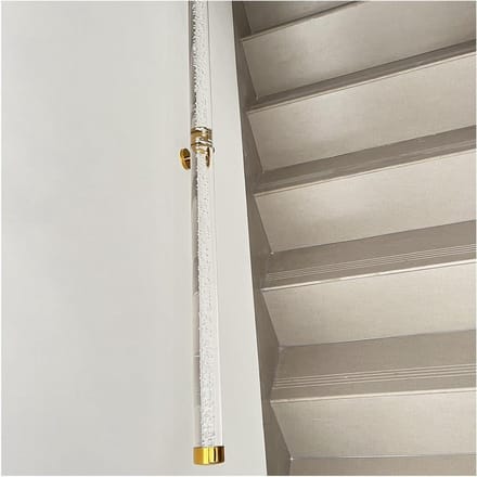 Trapleuning Acryl - Heldere Reling - Veilig Traplopen - Complete Set - 140 cm - Transparant