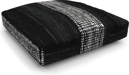 Heckett & Lane - Valeria Poef 60x60x10 Black