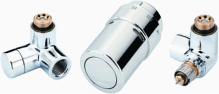 Danfoss X tra Collection Designset 1/2 rechts verchroomd OP=OP