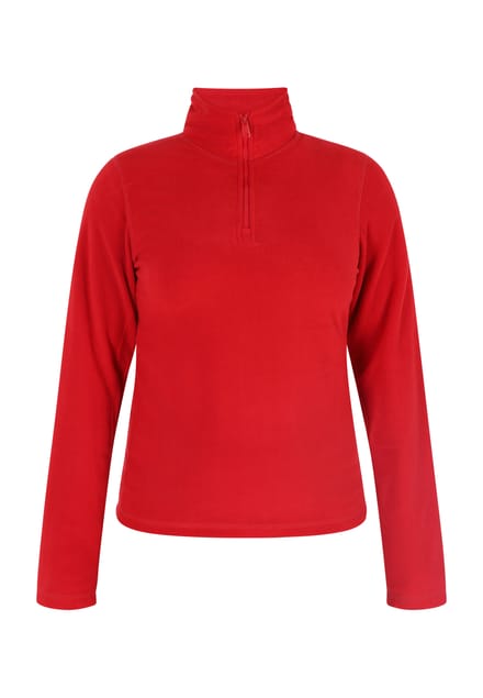 Mymo Fleece trui Dames rood