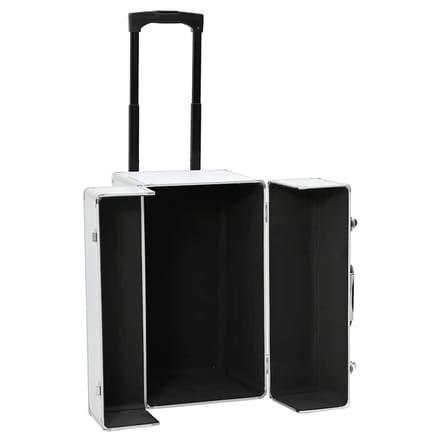 vidaXL - Pilotentrolley - 47x39x27 - cm - aluminium - zilverkleurig