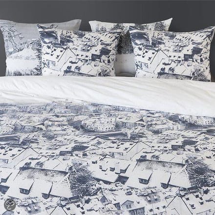 Heckett & Lane Jackson Dekbedovertrek - Tweepersoons - 200x200/220 cm - Wit