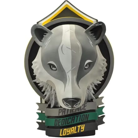 Beeldje Plastoy Harry Potter Collector Collection Hufflepuff Crest