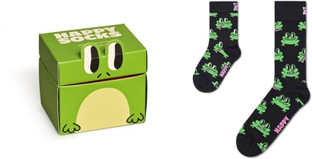 Happy Socks - Mini & Me 2-Pack Froggys Socks Gift Set - Unisex - Sokken -36-40 - 2-3 jaar