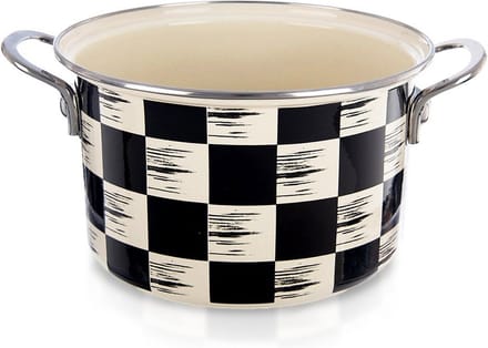 Kookpan Geëmailleerde DAMBORD 22 cm, 4 l - Kookpot - Soeppan