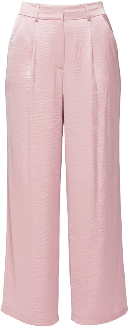 OMBRE Broek - Loose Fit - Viscose - Rits Roze S