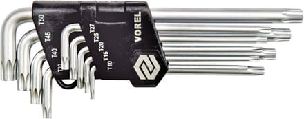 VOREL-Torx-veiligheidsmoersleutels-9-st