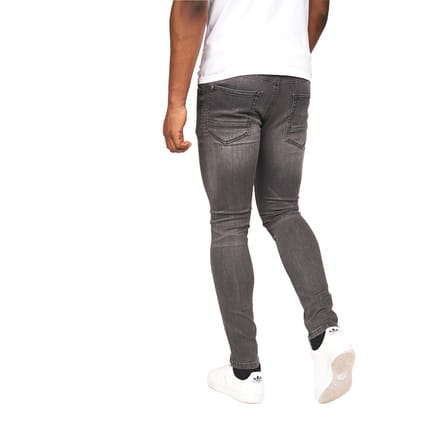 Crosshatch Heren Barbeck Slim Jeans (Gewassen grijs)