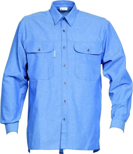 Havep Hemd Chambray lange mouw 1624 - Chambray Blauw - M