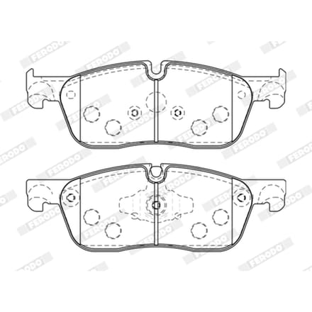 Remblokset FERODO FDB5060, voor