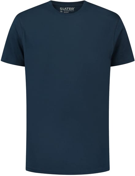 Slater t-shirt 2710 donkerblauw Extra lang maat M