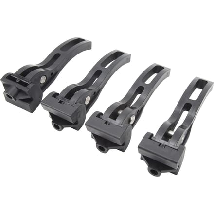 4 stuks Drievoudig Opvouwbare Tonneau Cover Hard of Zacht Opvouwbare Klemhoes Vervanging Voor Ford gray
