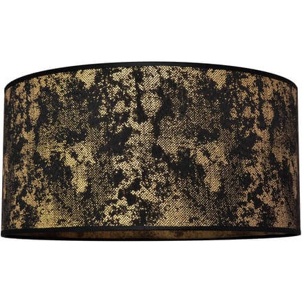 HELAM Lampenkap Abba E27 Ø 40/hoogte 20 cm zwart/goud