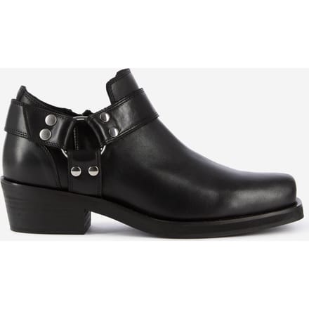 The Kooples Low Leather Ankle Boots Black Maat: 37 | Laarzen Outlet | Dames | Zwart