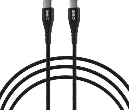 UNIQ Accessory Type-C naar Type-C Cable 100cm - Zwart