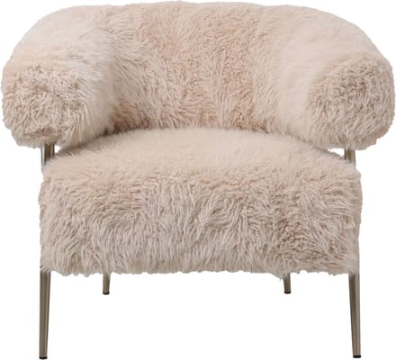 PTMD - Fauteuil Hair - Beige - 85x74x78.5cm