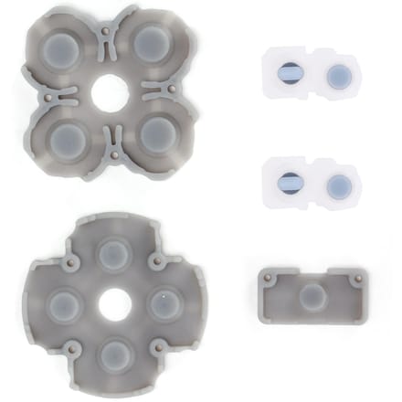 Controller Siliconen Geleidende Rubberen Pads Handvat Knoppen Reparatie Vervangingsonderdeel voor PS5 gray