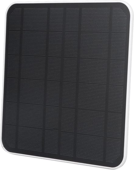 Zonnepaneel Camera - Zonnelader Oplader - Continue Stroom - IP65 Weerbestendig - 12W Vermogen - Wit