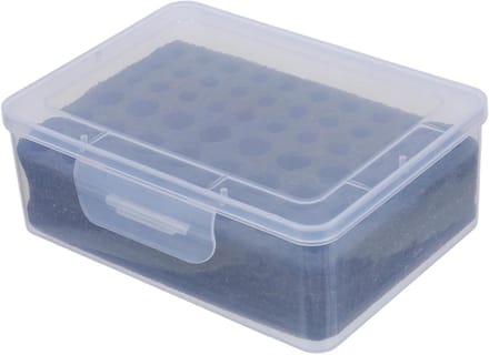 Batterij Opbergdoos - Batterijhouder Organizer - Batterijen Sorteren - Transparant Deksel - 165 x 12 x 6 cm - Transparant