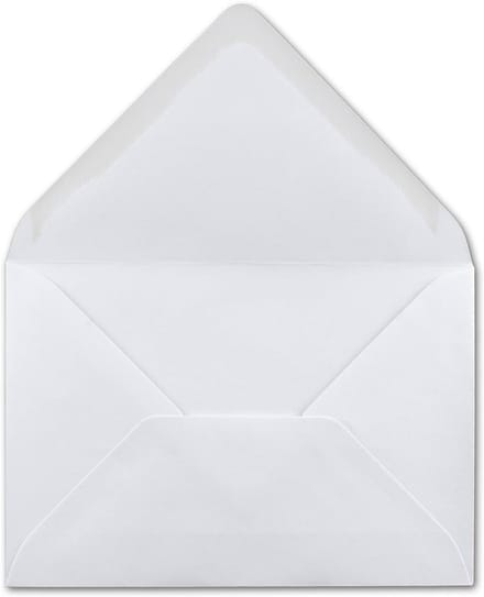 100x DIN C6 Enveloppen Wit 114x162mm Zelfklevend | Steekflap Kwaliteitspapier 80g/m²