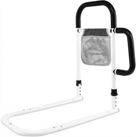 DnA® Bedsteun - Bedbeugel - Bedsteun/Bedbeugel - Wit/Zwart - 5cm x 41cm x 57cm