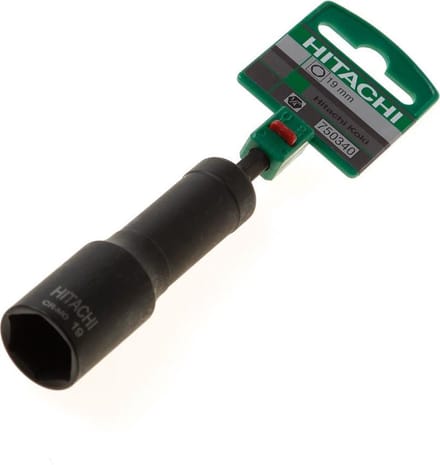 HiKOKI 750340 Flexibele dopsleutel - Zeskant - 19mm - 1/4" (L=112mm)