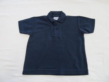 petit bateau , jongens, polo korte mouw , marine , classic , 6 jaar 114