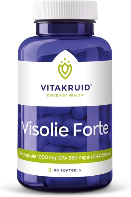 Vitakruid Visolie Forte - 2 x 90 softgels - Voordeelverpakking