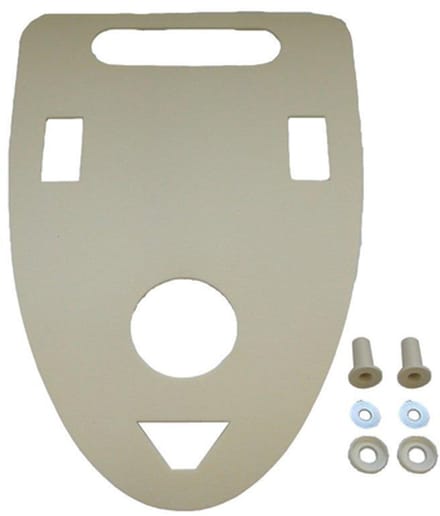 De Beer Isolatieplaat Voor Urinoir Wit - 125160001