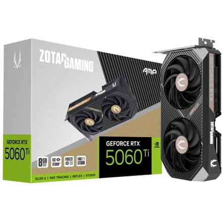 ZOTAC GAMING RTX 5060 Ti AMP Serie - Grafische kaart - 8GB - NVIDIA GeForce - DLSS 4