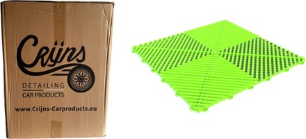 CRIJNS - Dalles - Floor Tiles - Trax - PRO - 39,50x39,50cm - BOX - 30 Items - Venom Green