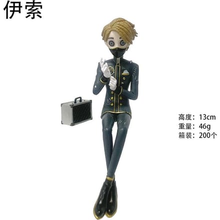 Identity V Spel Ethan Carter & Martha Behamfil Uniform Figuur Model Standbeeld Speelgoed gray